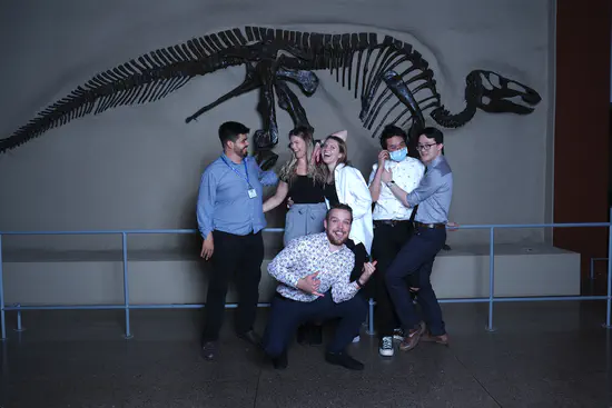 Group at the BME department conference and dinner at the Royal Ontario Museum