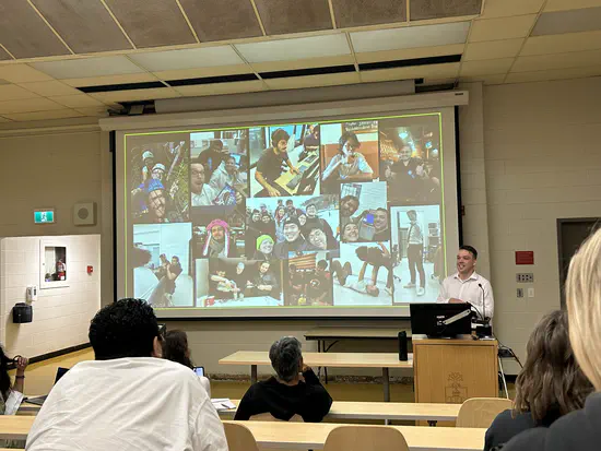 Travis defends his PhD