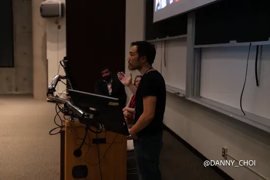 Leo highlights the lab at the annual Temerty Faculty of Medicine Research Showcase