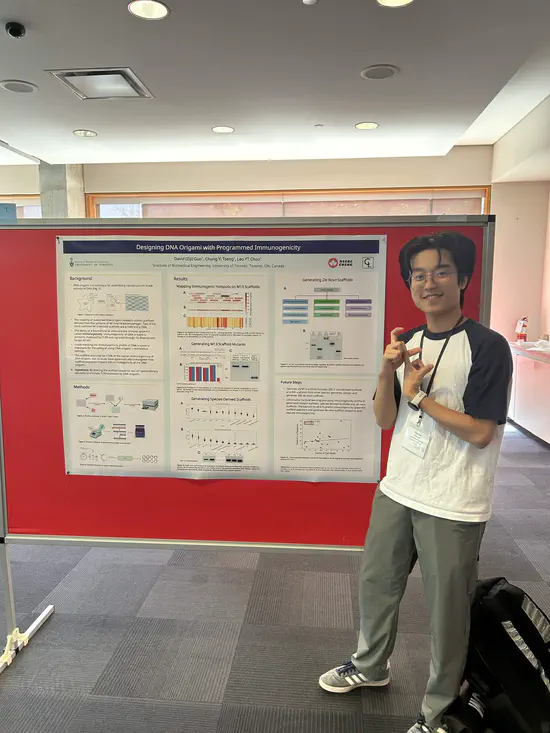 David and Shana presenting their research at the TEPD NSERC CREATE symposium