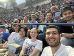 Lab outing cheering on the Blue Jays!